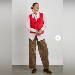 Damson Madder Dion Leopard Cargo jeans